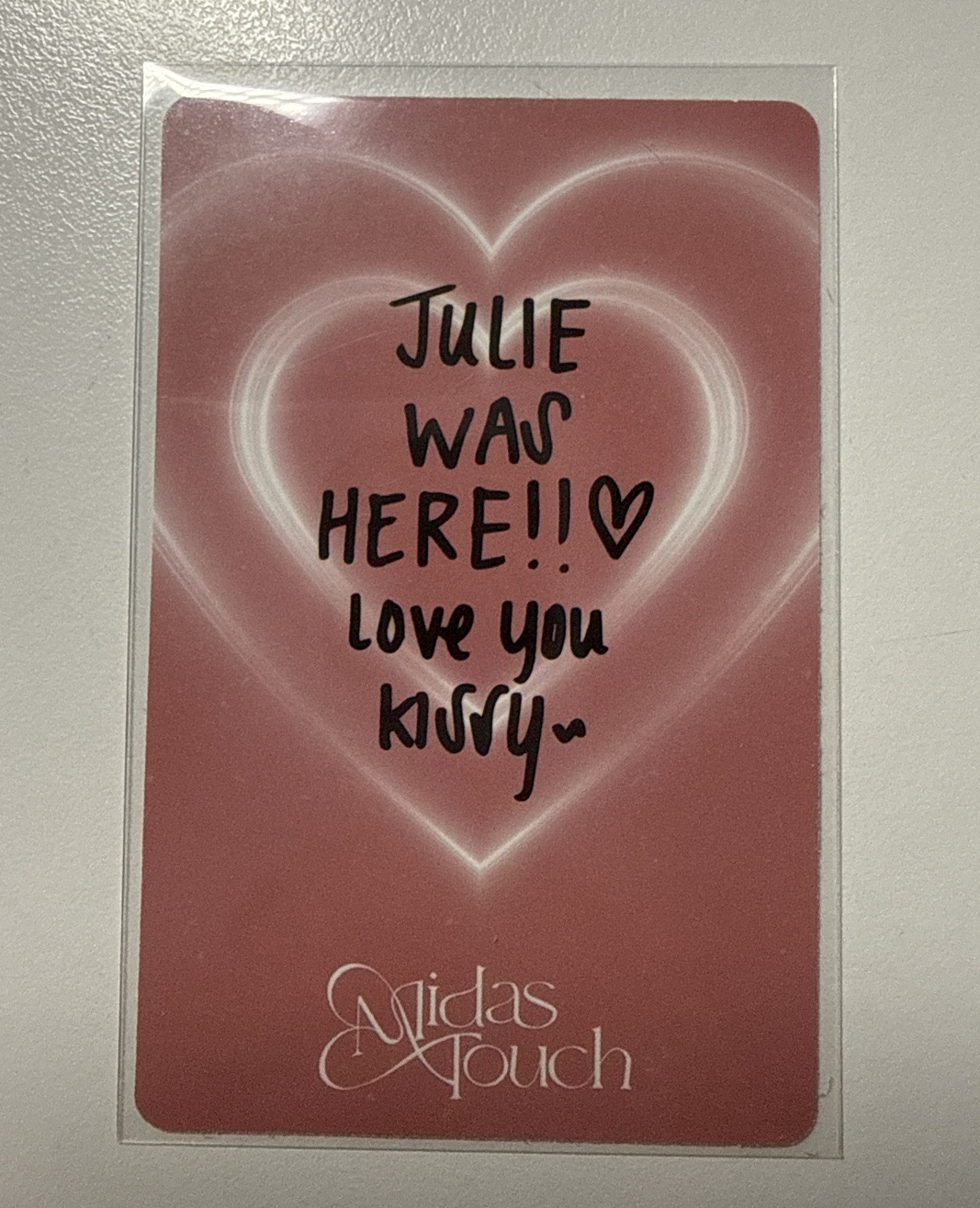 單曲一點石成金 專輯卡 