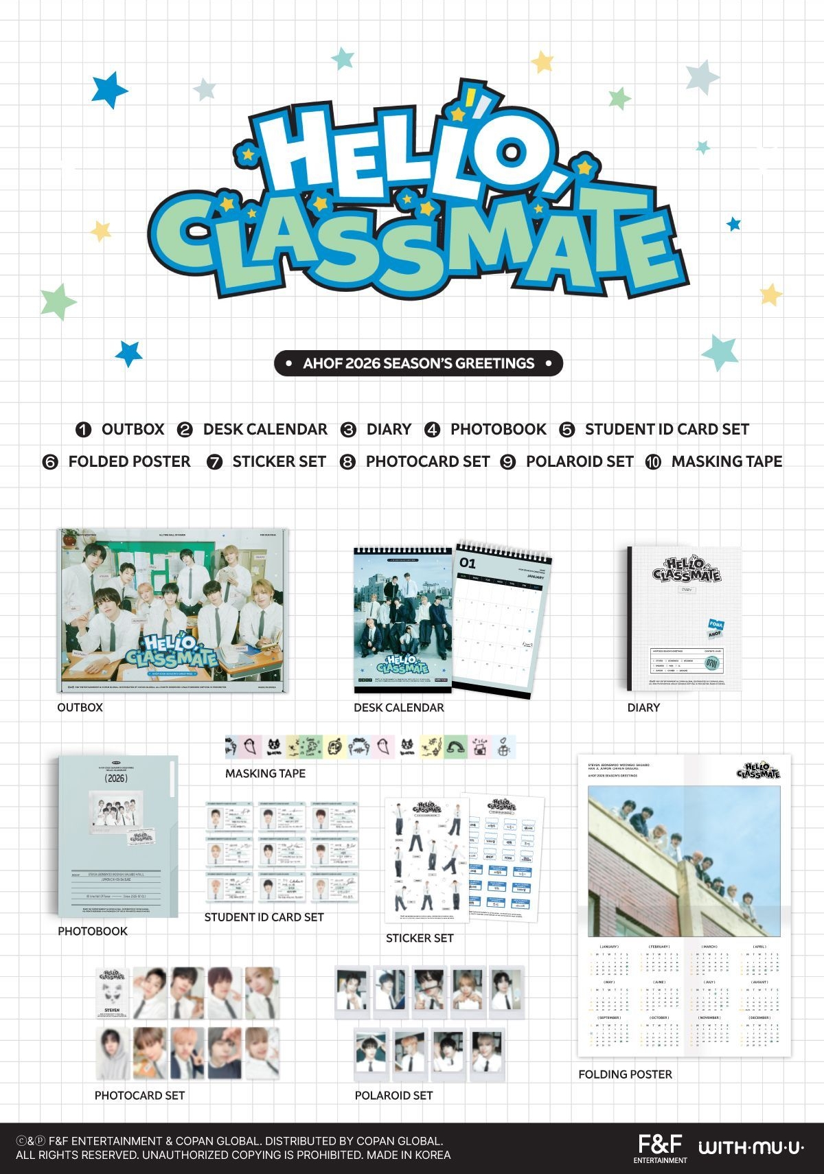 AHOF 2026 SEASON'S GREETINGS [HELLO, CLASSMATE]