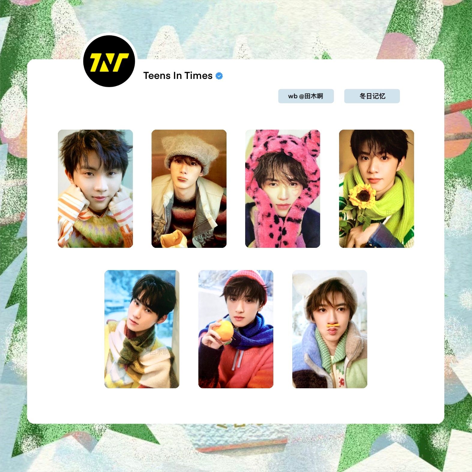 四季系列團固單人卡