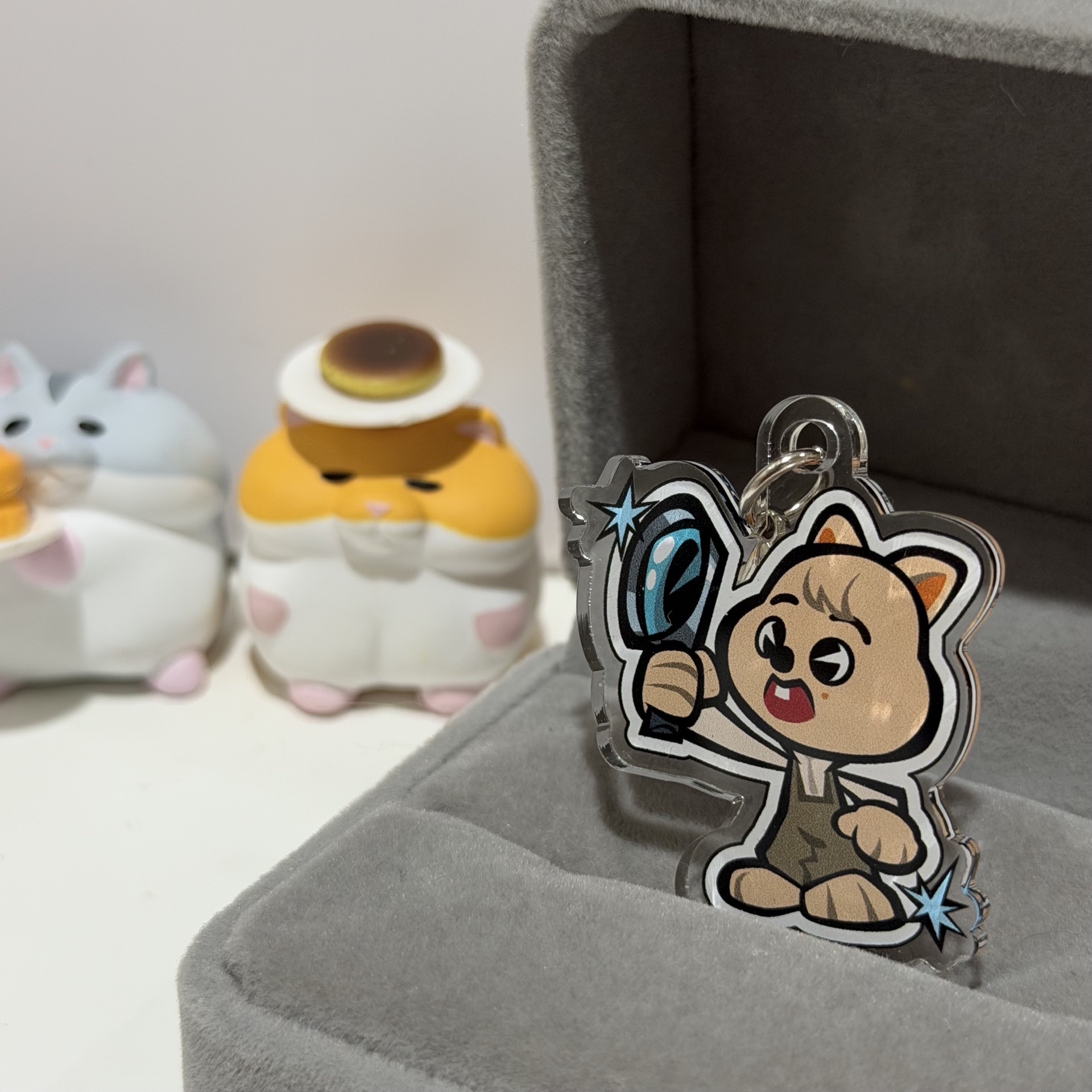 日展闊卡鑰匙圈吊飾