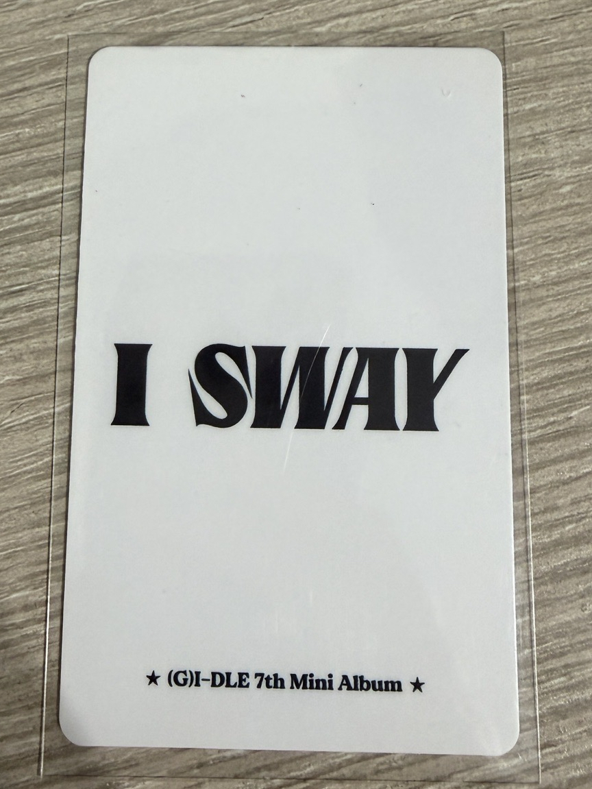 -Miyeon- I SWAY kms 2.0 幸運卡 B ver
