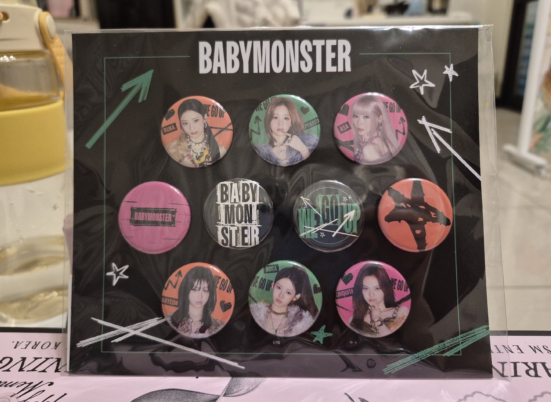 WE GO UP日本快閃徽章組