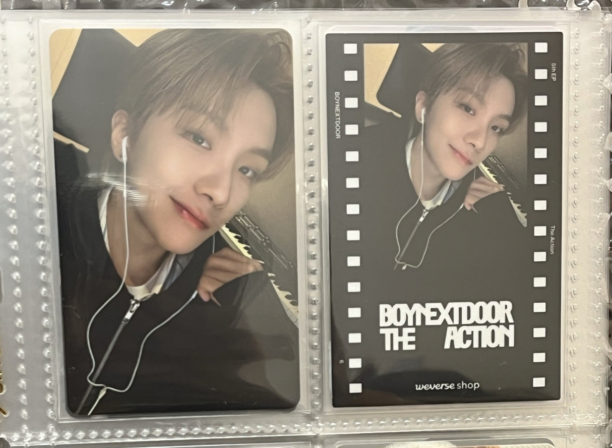 The Action wvs 預售 特典卡 單封版