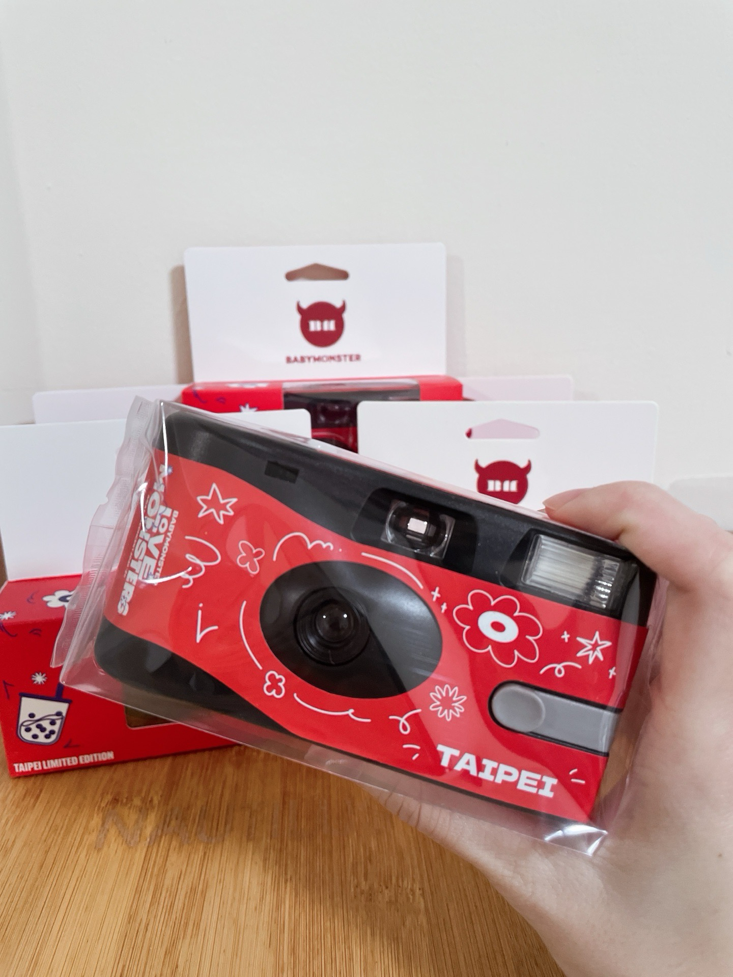 BABYMONSTER 台北FC限定 即可拍 一次性底片相機