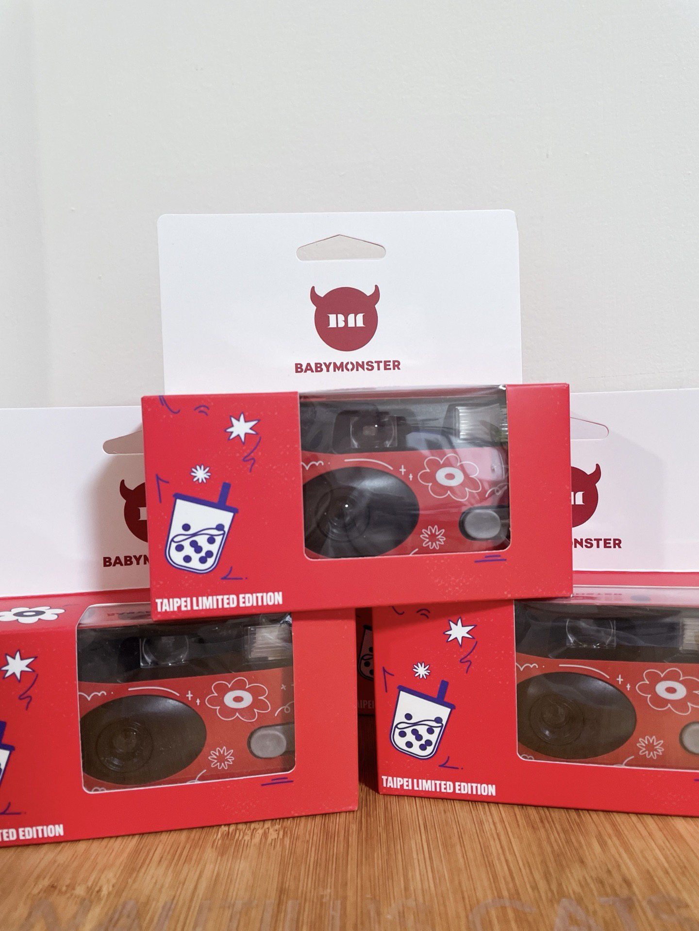 BABYMONSTER 台北FC限定 即可拍 一次性底片相機