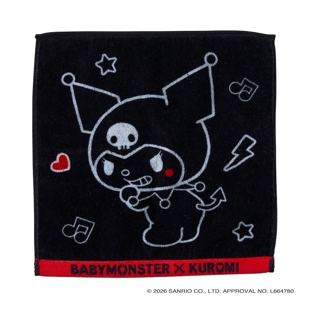 BABYMONSTER X Kuromi 酷洛米 毛巾