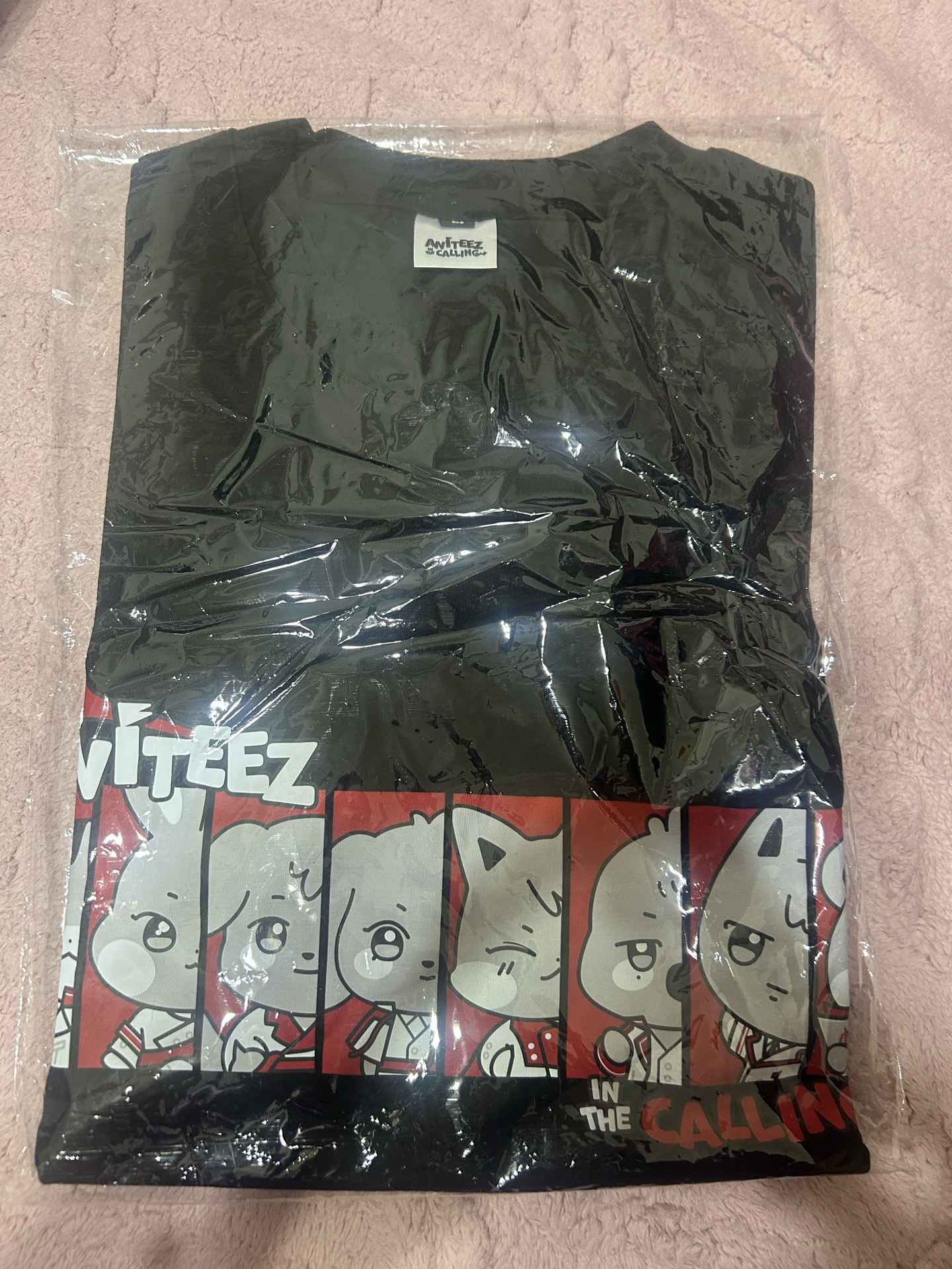 Atineez正版T（黑/M）