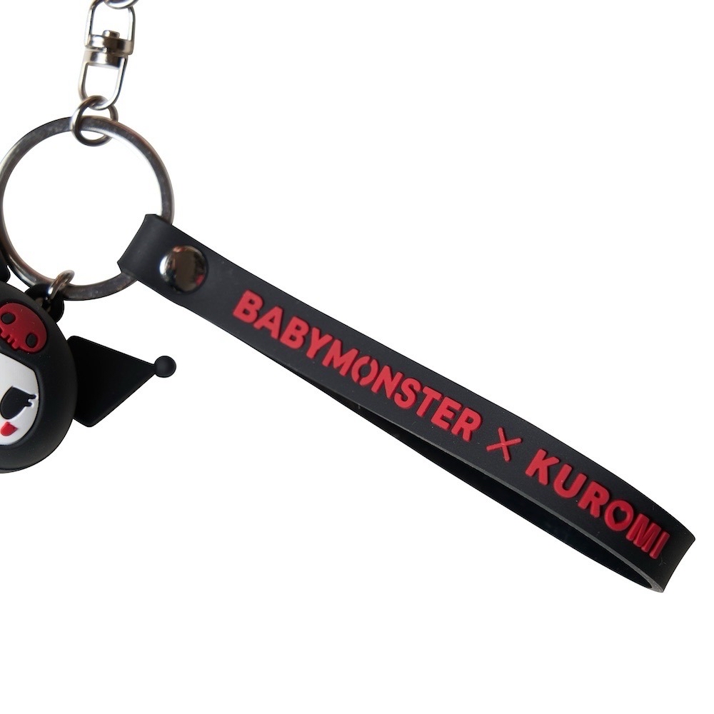 BABYMONSTER X Kuromi 酷洛米 吊飾PVC吊飾橡膠吊飾鑰匙圈