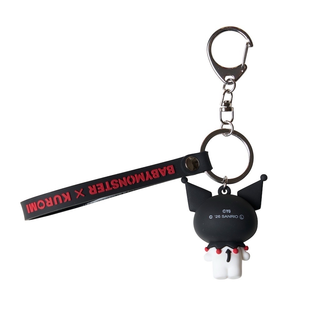 BABYMONSTER X Kuromi 酷洛米 吊飾PVC吊飾橡膠吊飾鑰匙圈