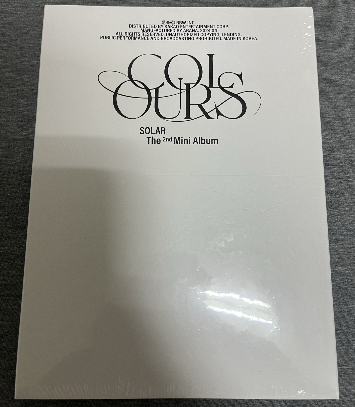 金容仙 頌樂 COLOURS專輯