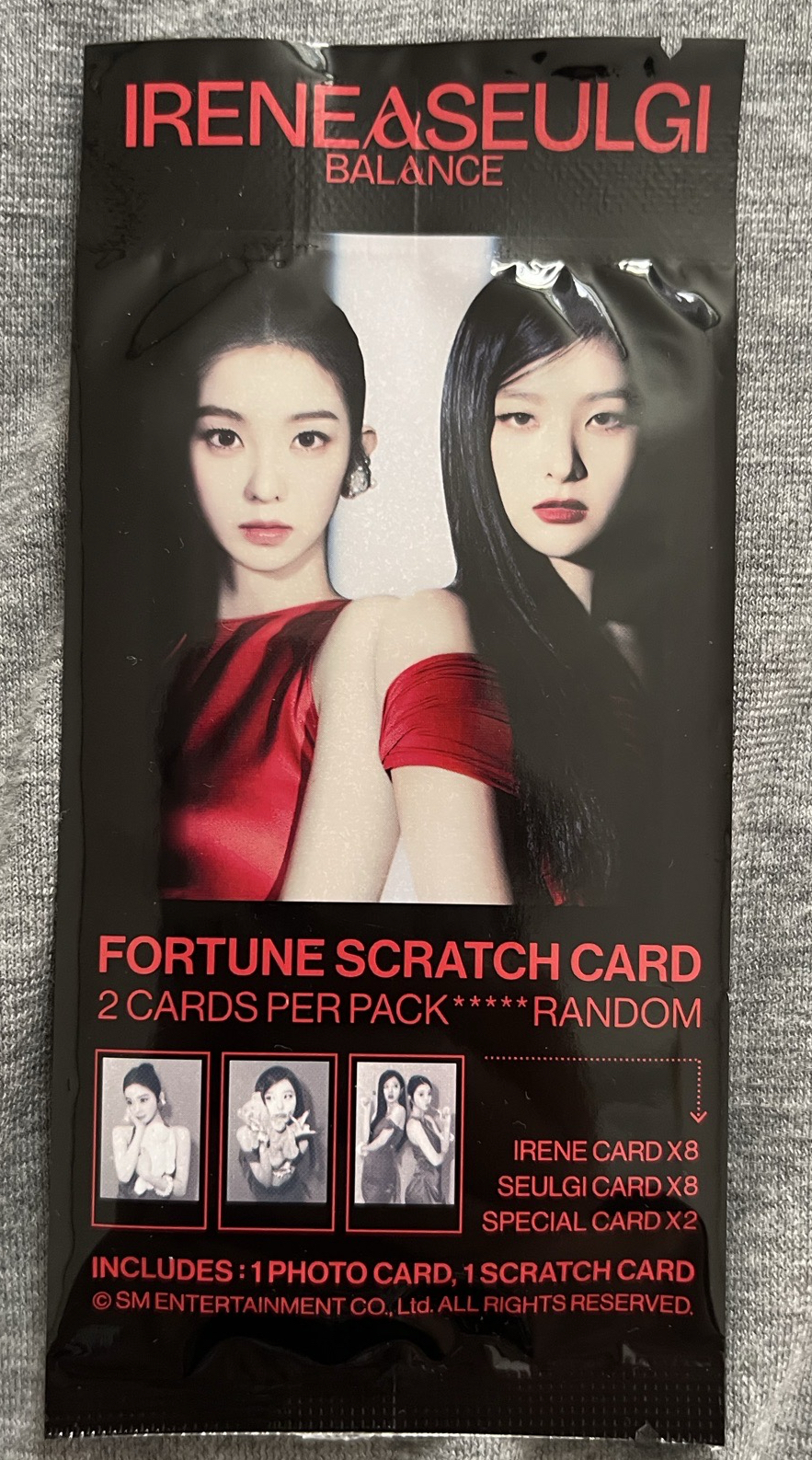Irene & Seulgi 隨機幸運刮刮卡組