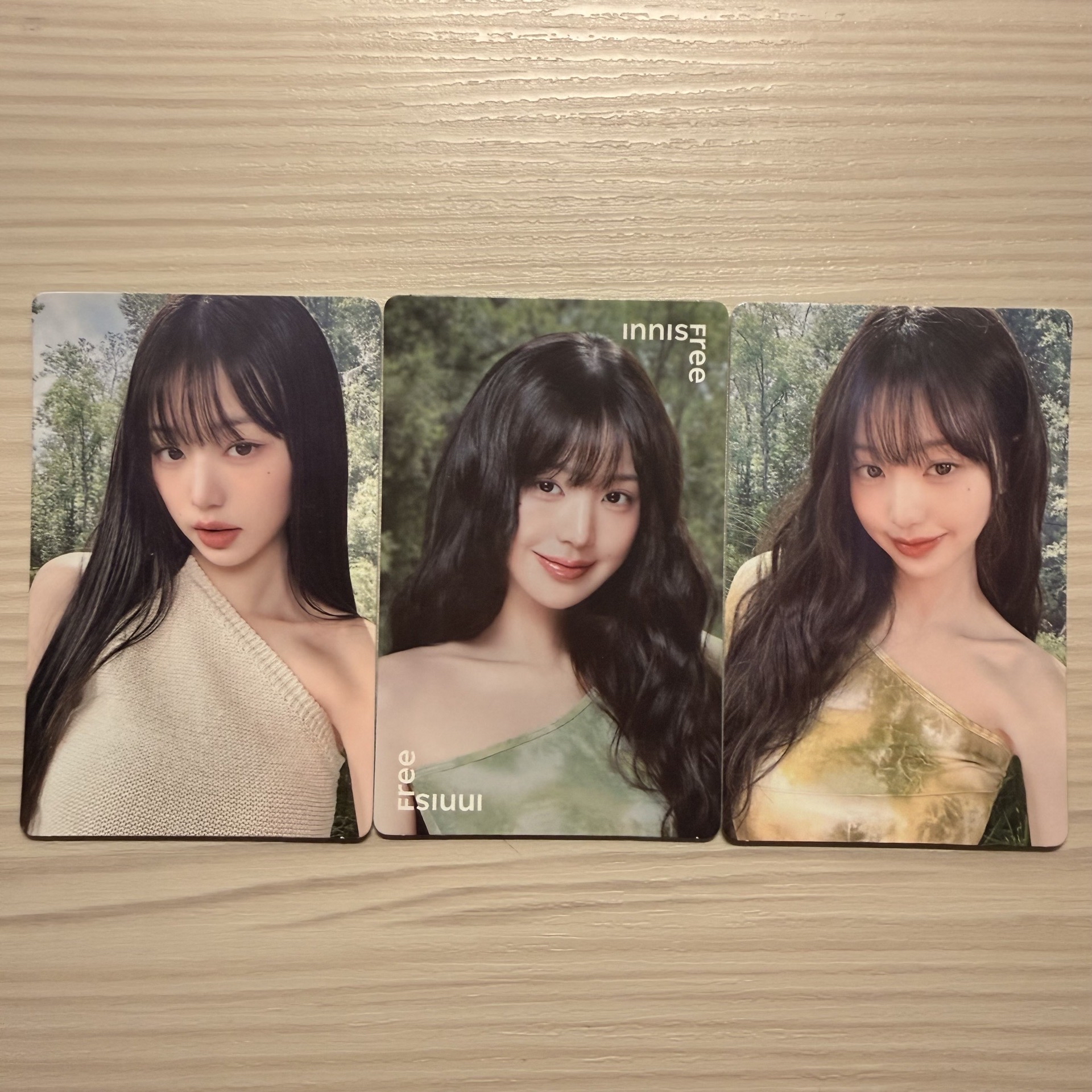 WONYOUNG 張員瑛 INNISFREE 2.0 代言卡（三張不拆）
