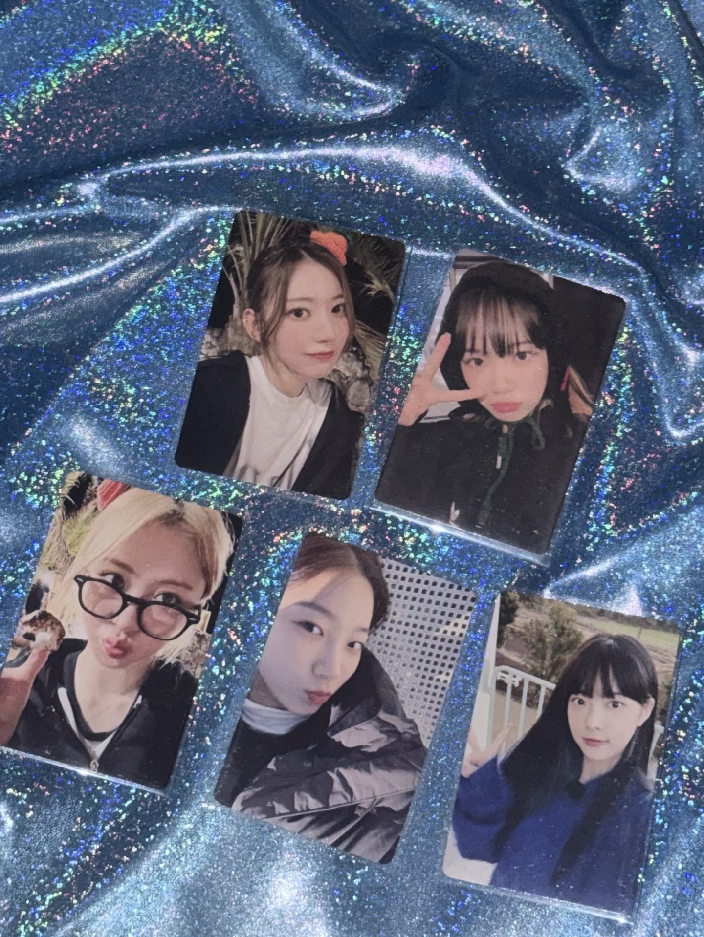 Le Sserafim 濟州島寫真 小卡五張合售