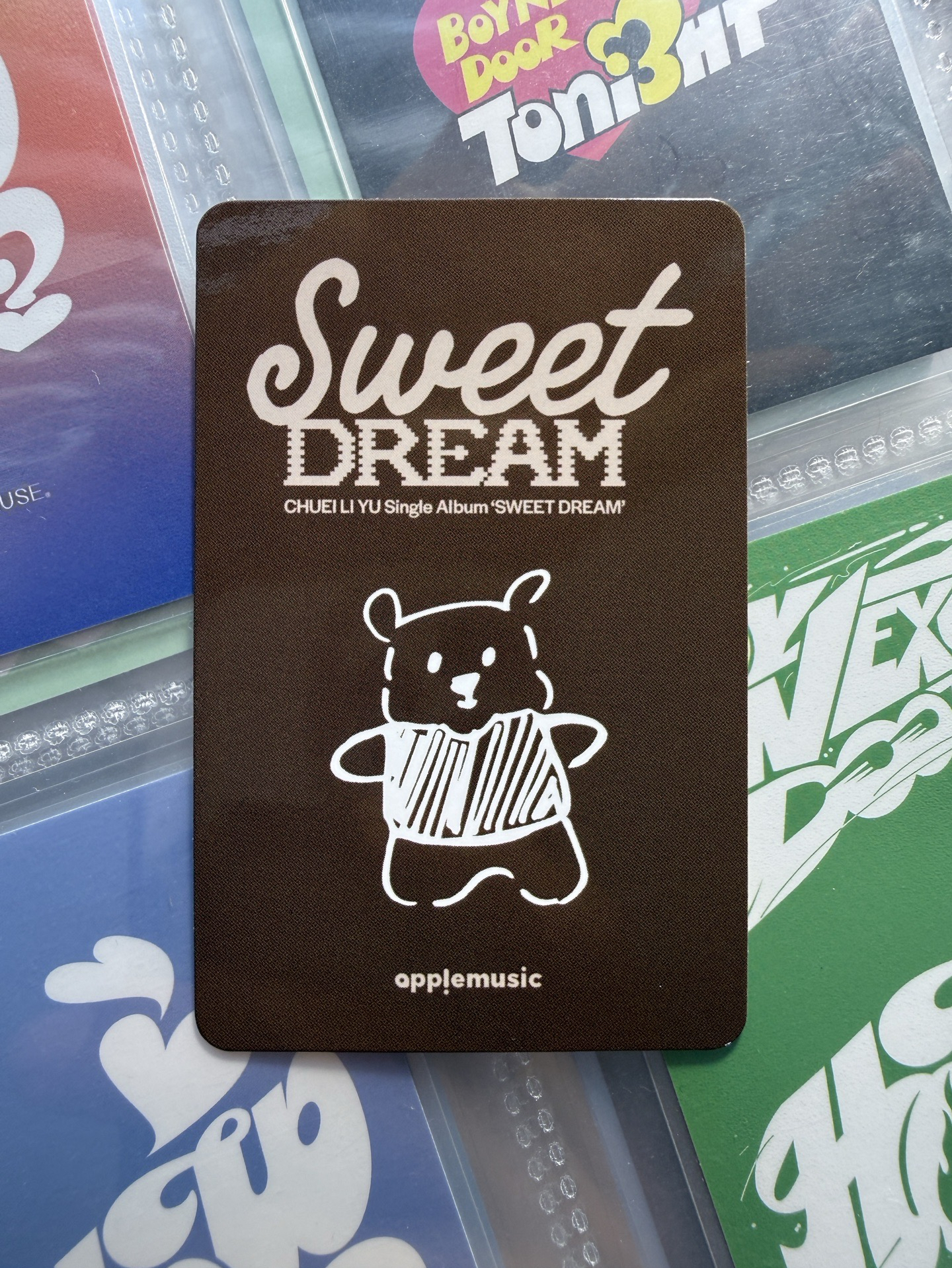 ✴️ Sweet DREAM am 簽售卡 小熊 手繪卡