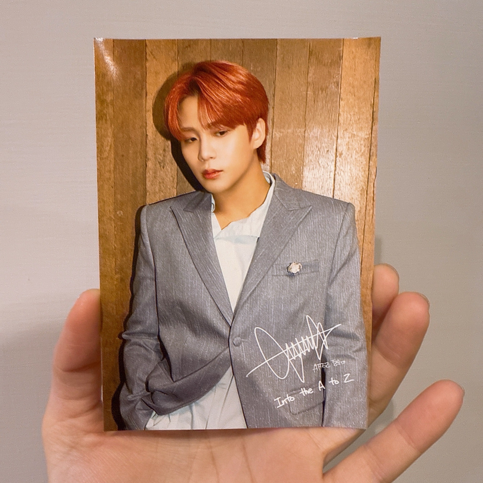 ATEEZ 鍾浩 日本生寫真 簽名版