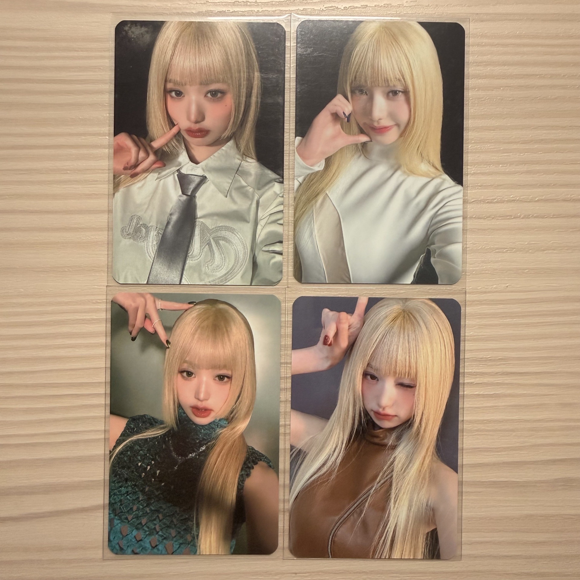 WONYOUNG 張員瑛 HAPA KRISTIN 代言卡（四張不拆）