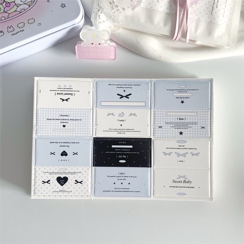 文創包材 ins韓系簡約迷你卡頭