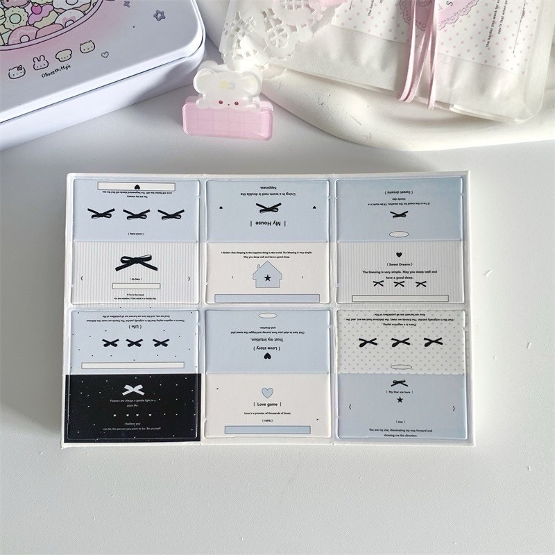 文創包材 ins韓系簡約迷你卡頭