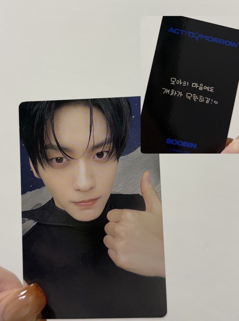 隨機卡彬🐰（韓文卡背）