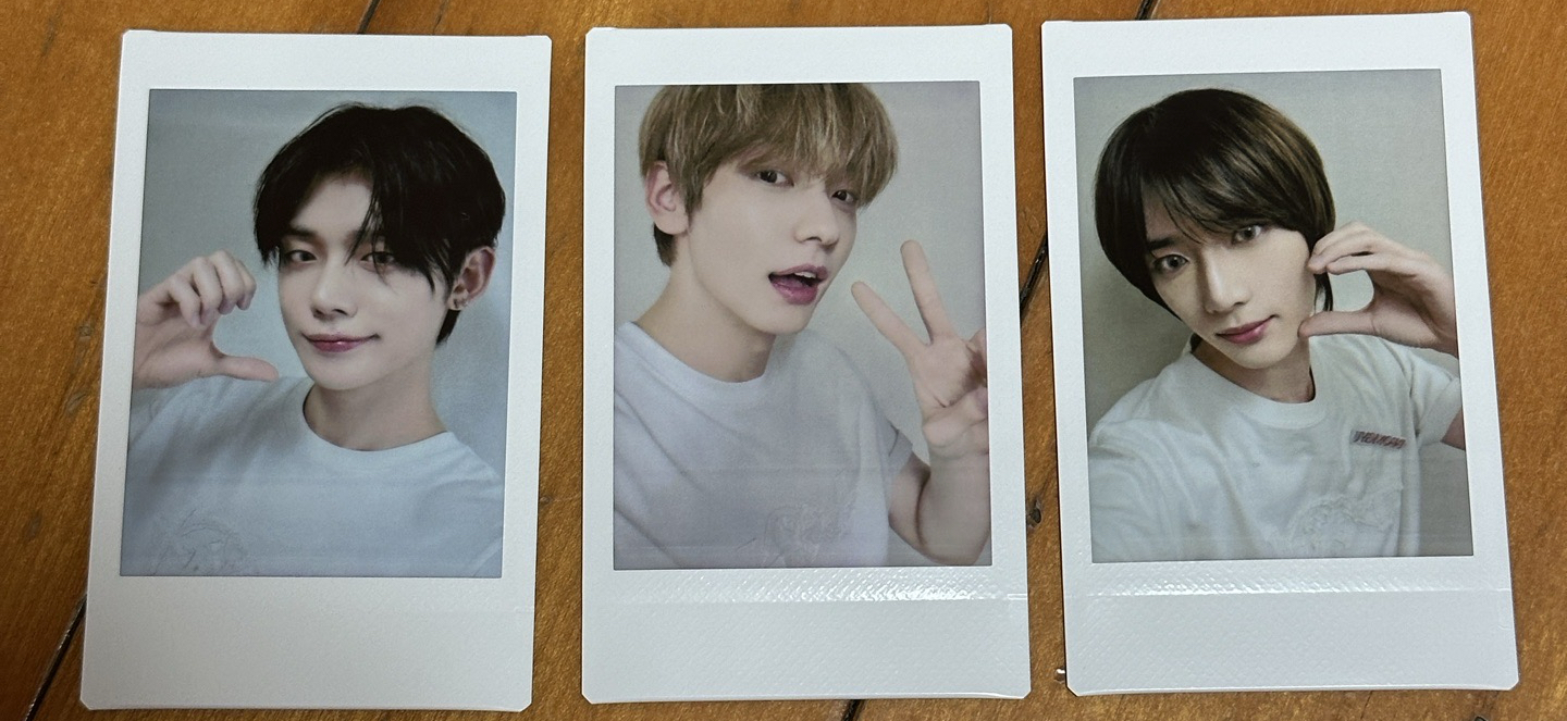 TXT 日巡拍立得 然竣 秀彬 杋圭