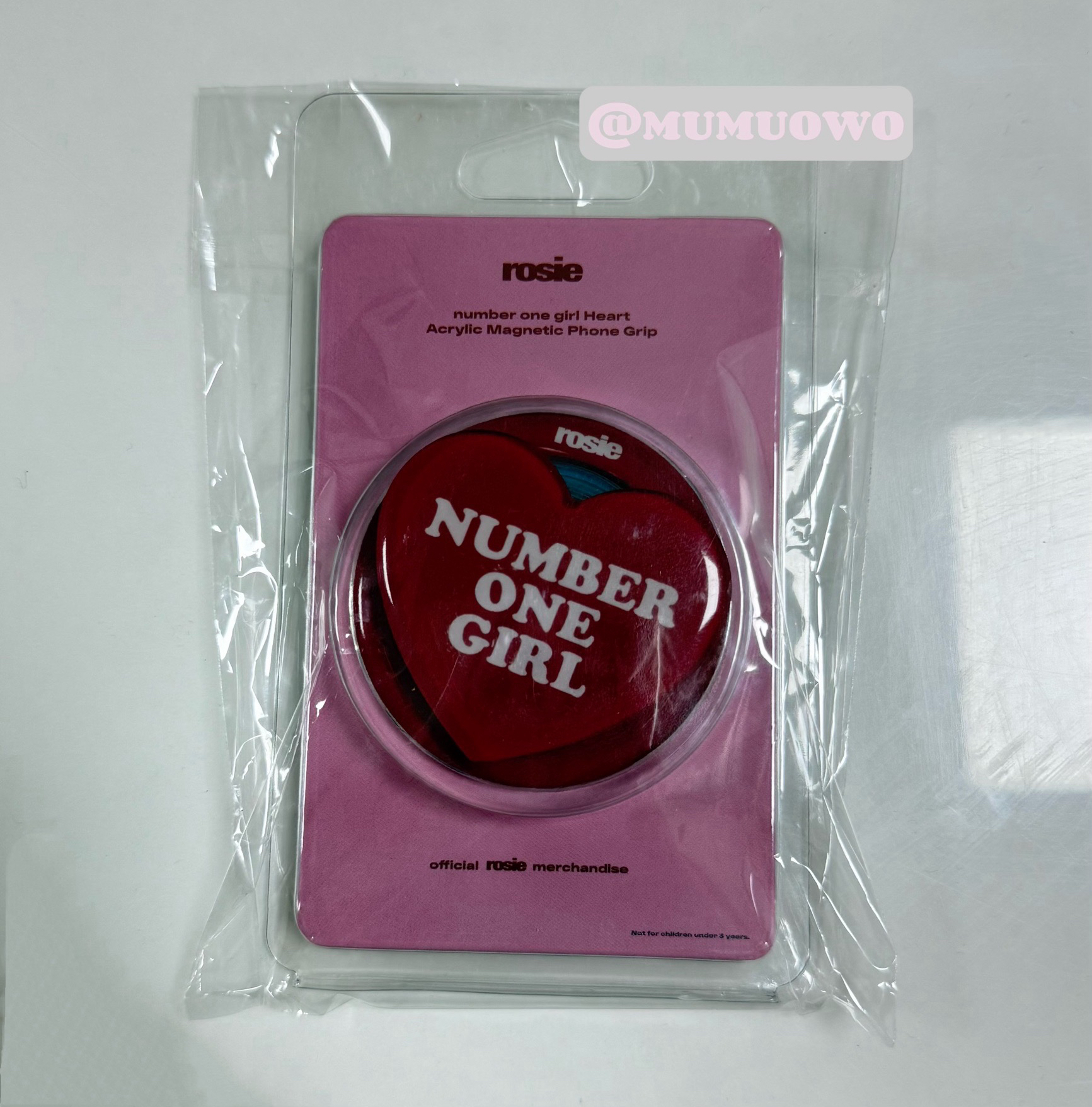 Rosie磁吸手機支架（紅色愛心款）