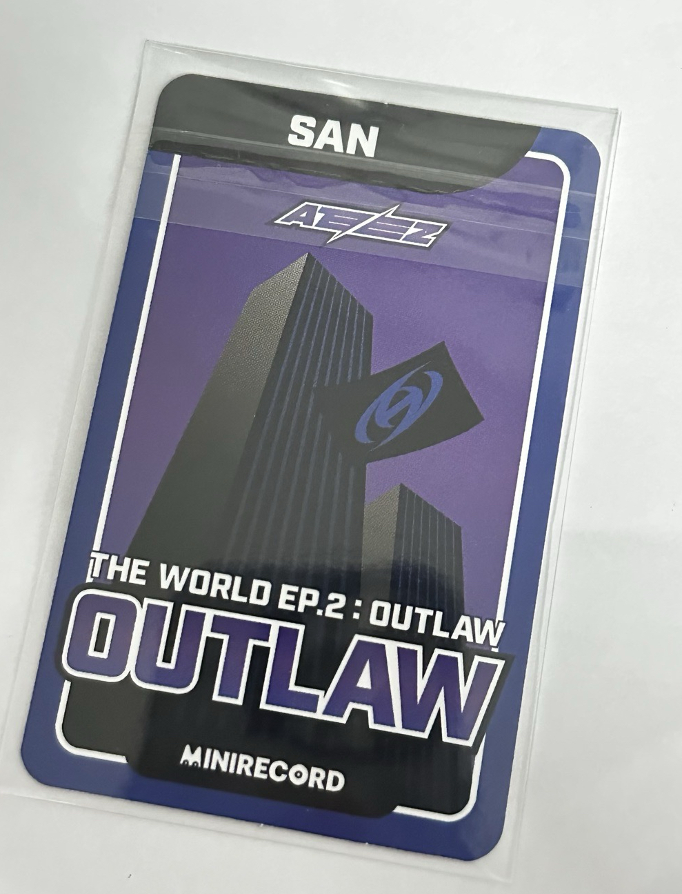 ateez san 崔傘 小卡