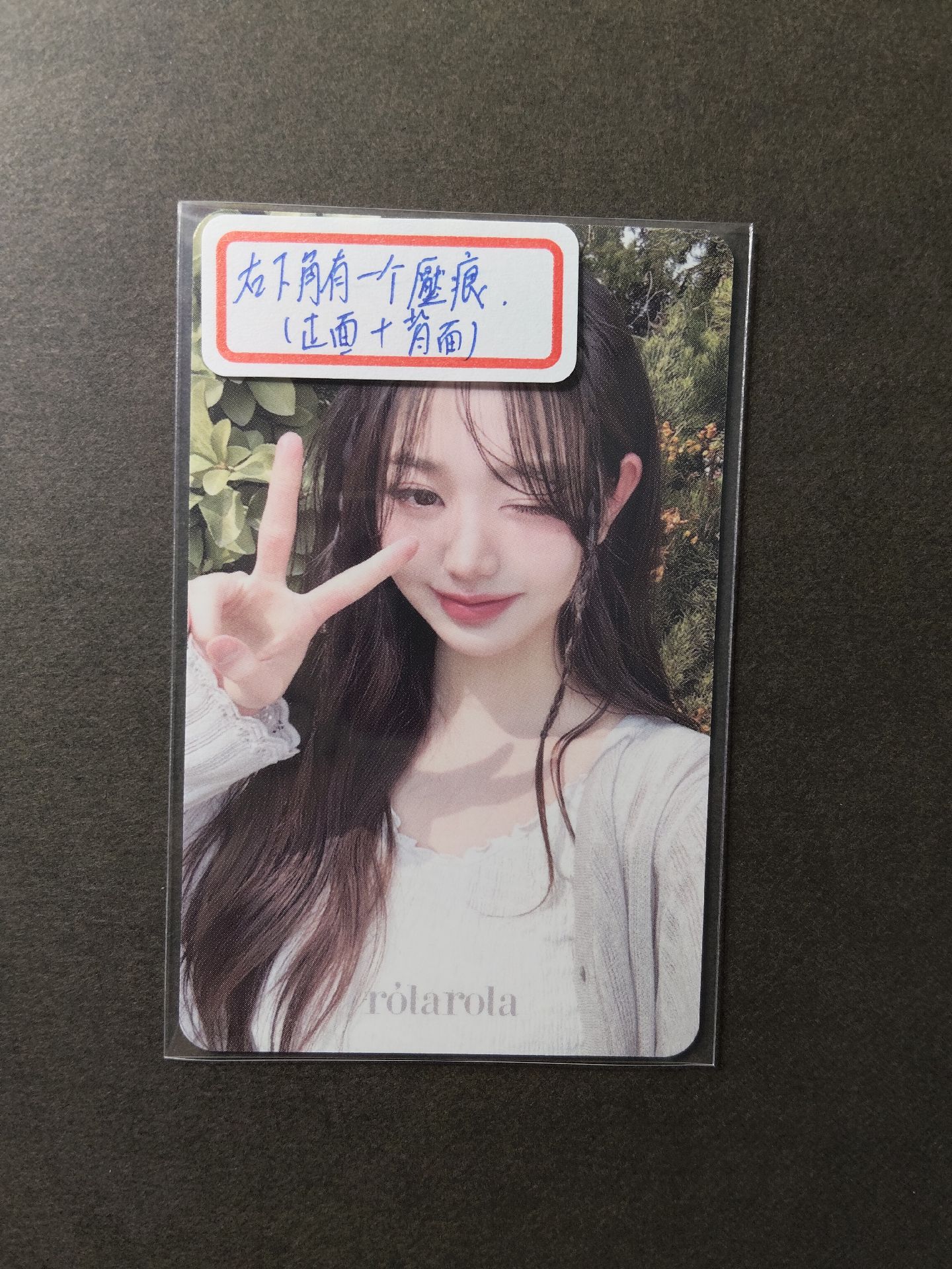 rolarola 代言卡圓