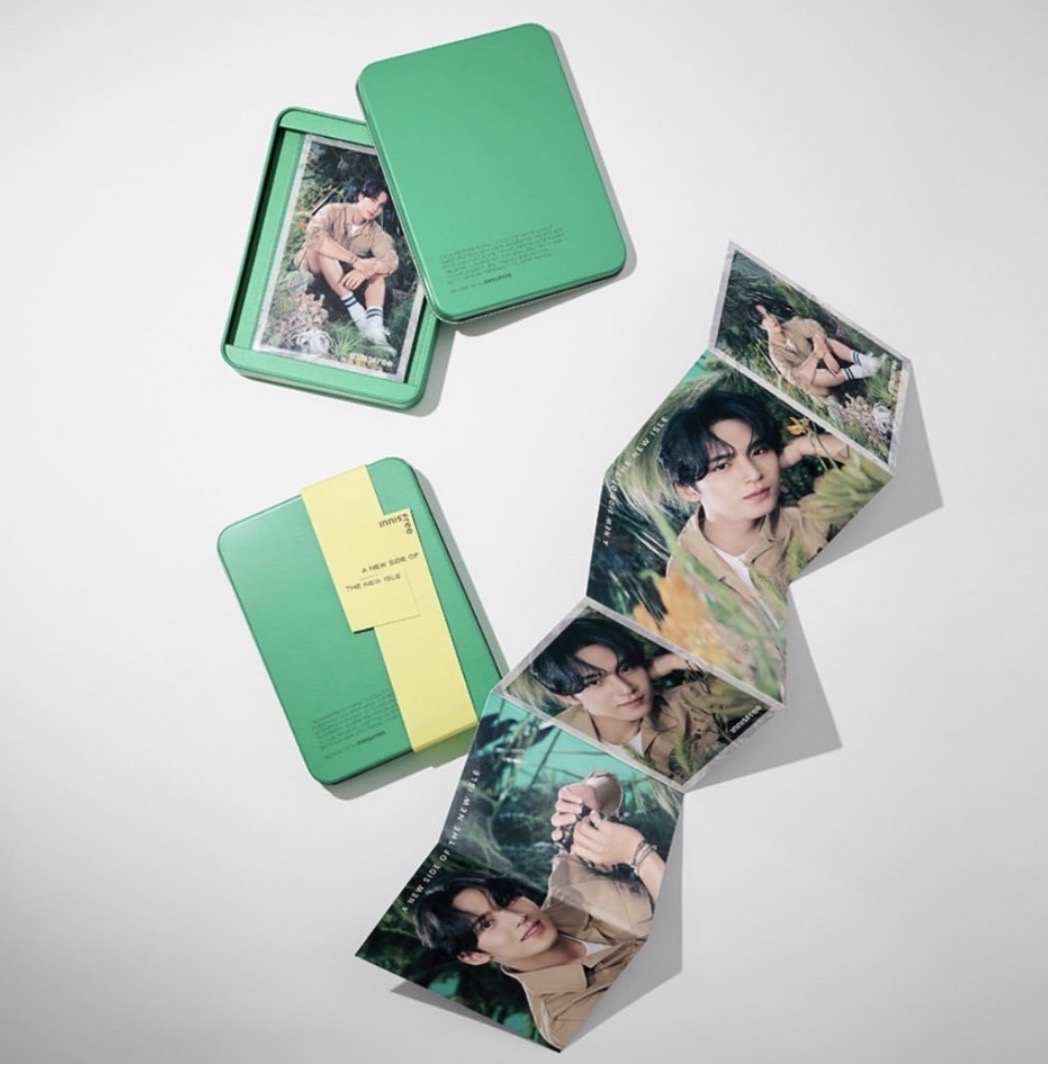 innisfree代言 玟奎珉奎明信片組 鐵盒照片組