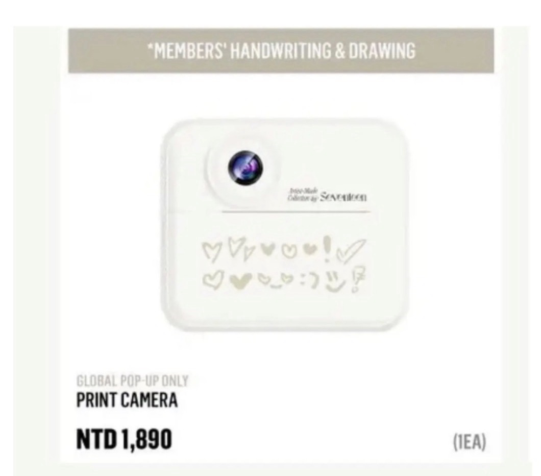 快閃店相機+淨漢RIGHT HERE 別針襟章 姓名布章吊飾組