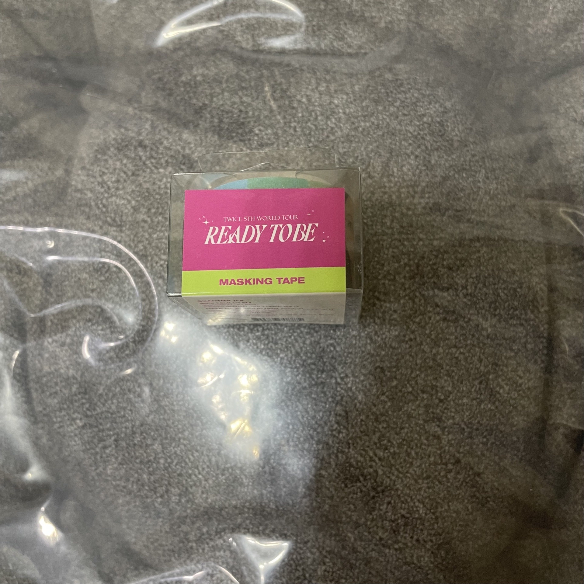 全新未拆 五巡韓國周邊紙膠帶