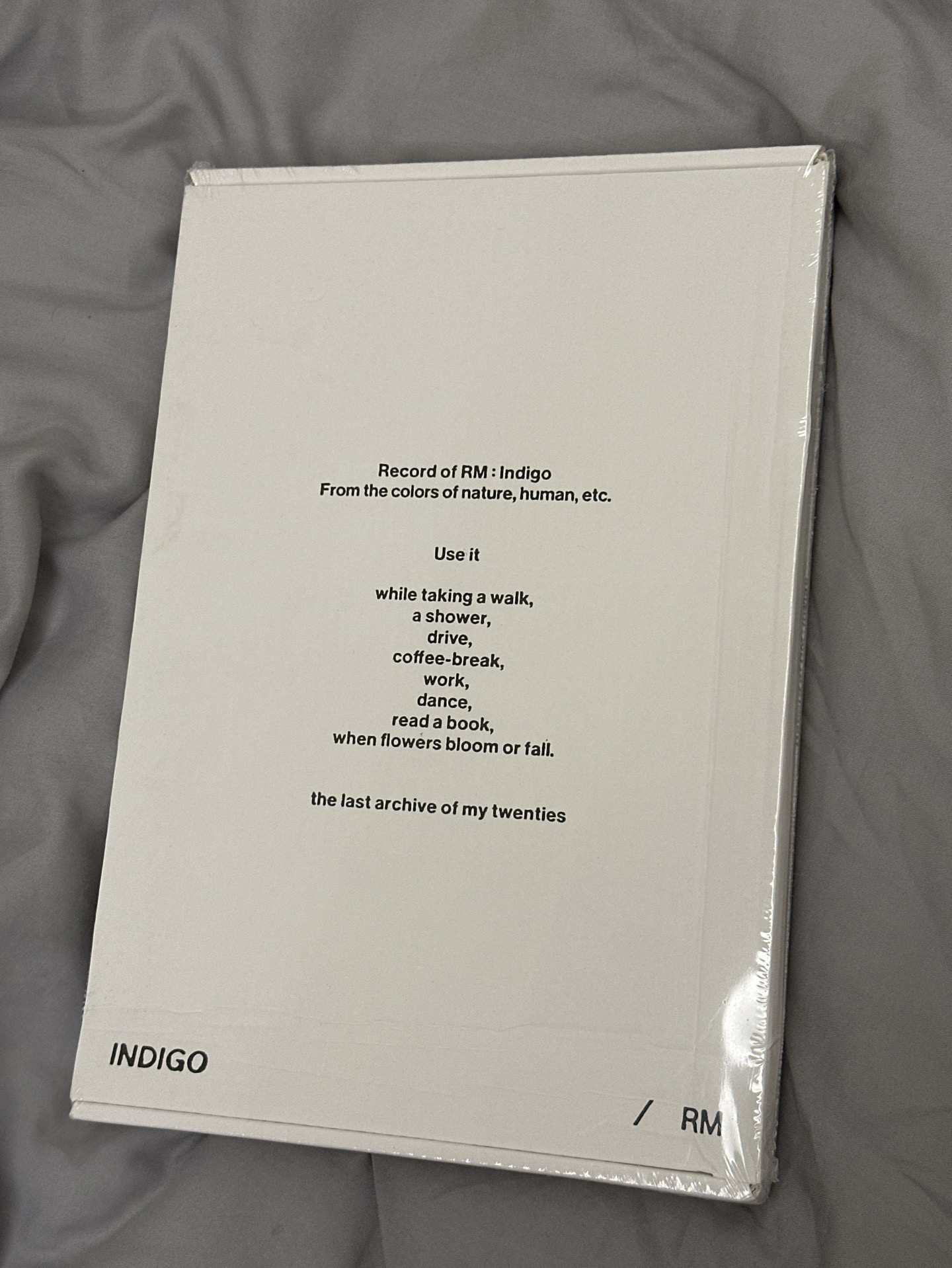 🤍RM INDIGO未拆專