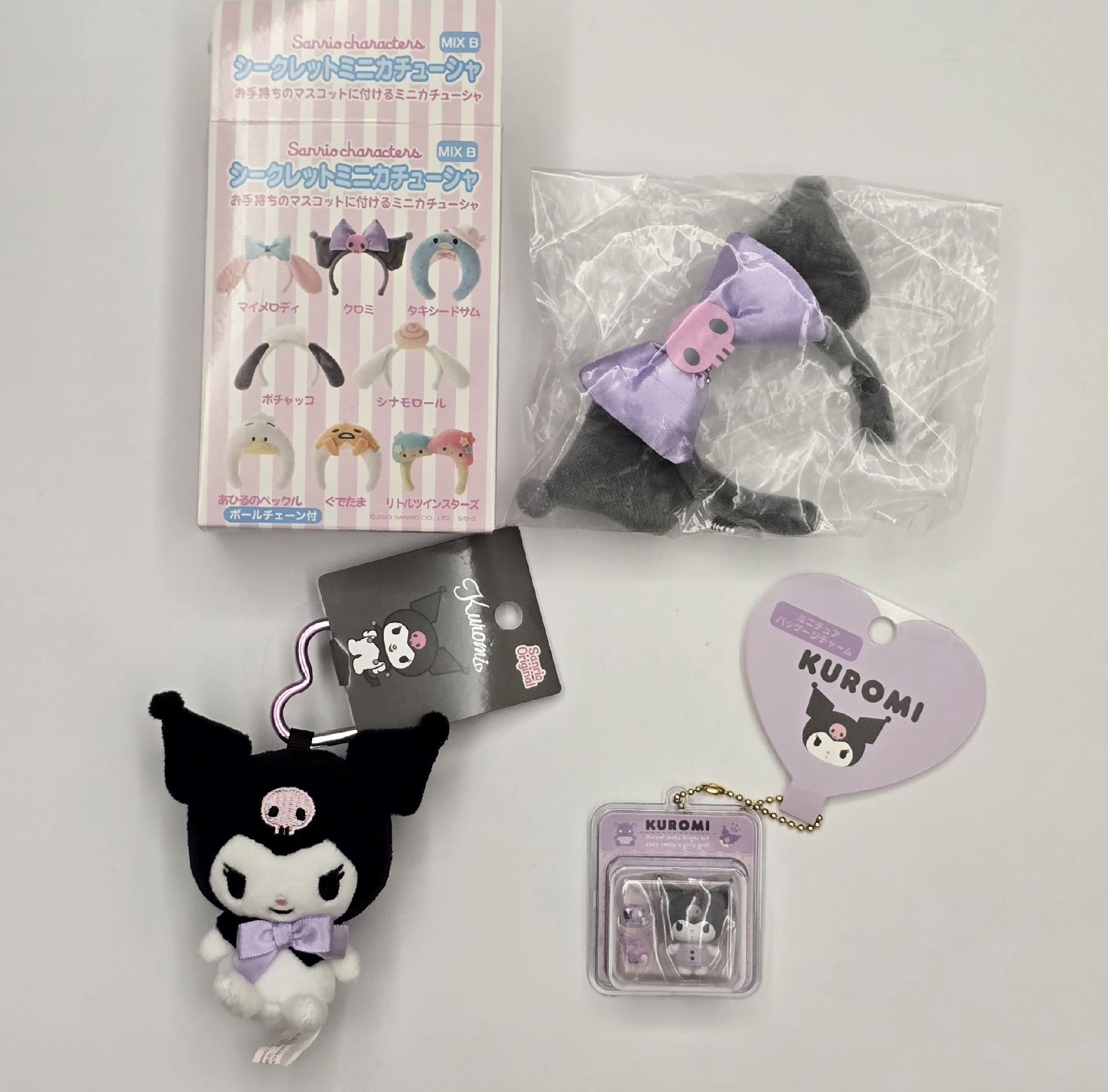 庫洛米 髮箍吊飾 迷你包裝模型