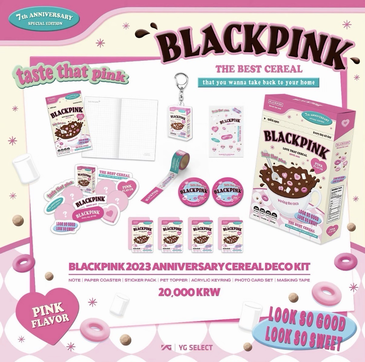 BP七週年麥片盒 全新未拆！