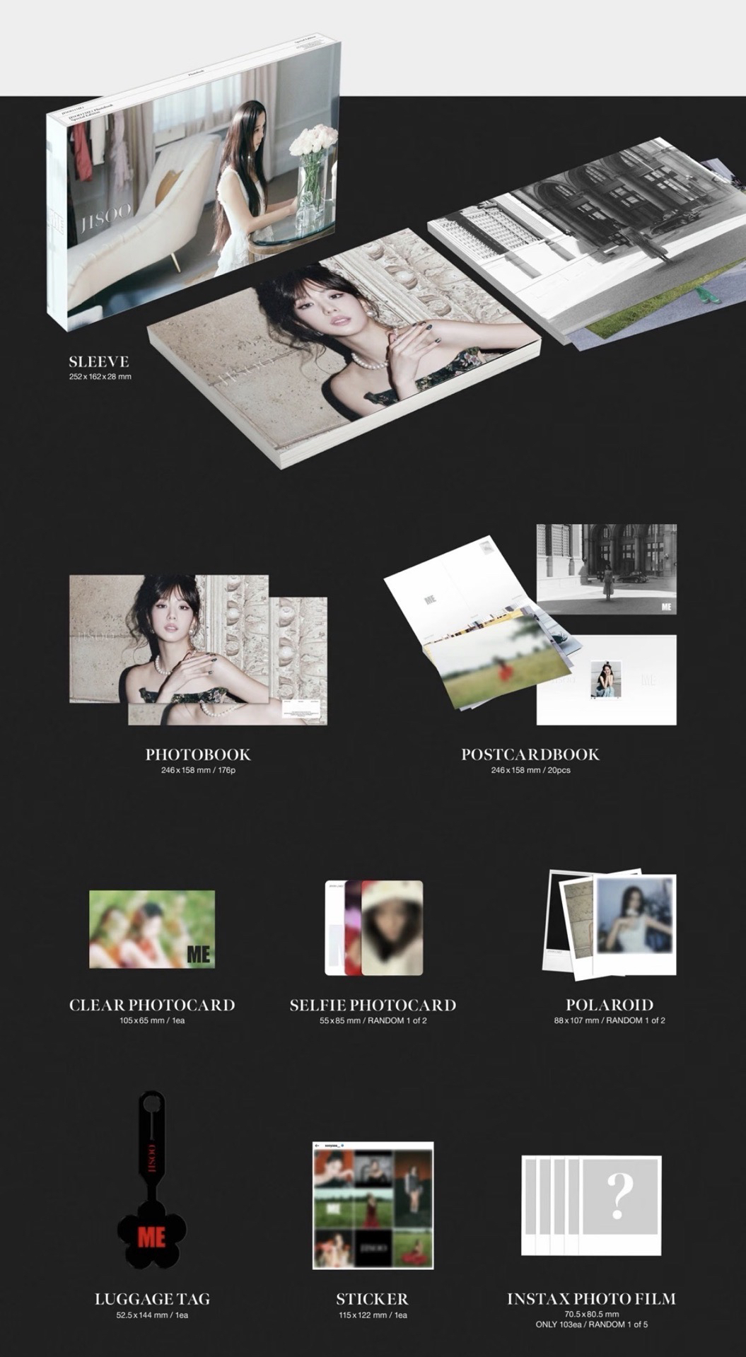 Jisoo ME特別版寫真 空專