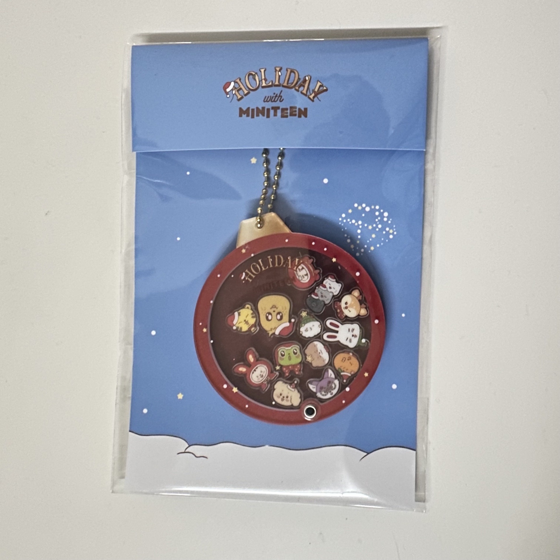 Miniteen聖誕鑰匙圈吊飾-🔵