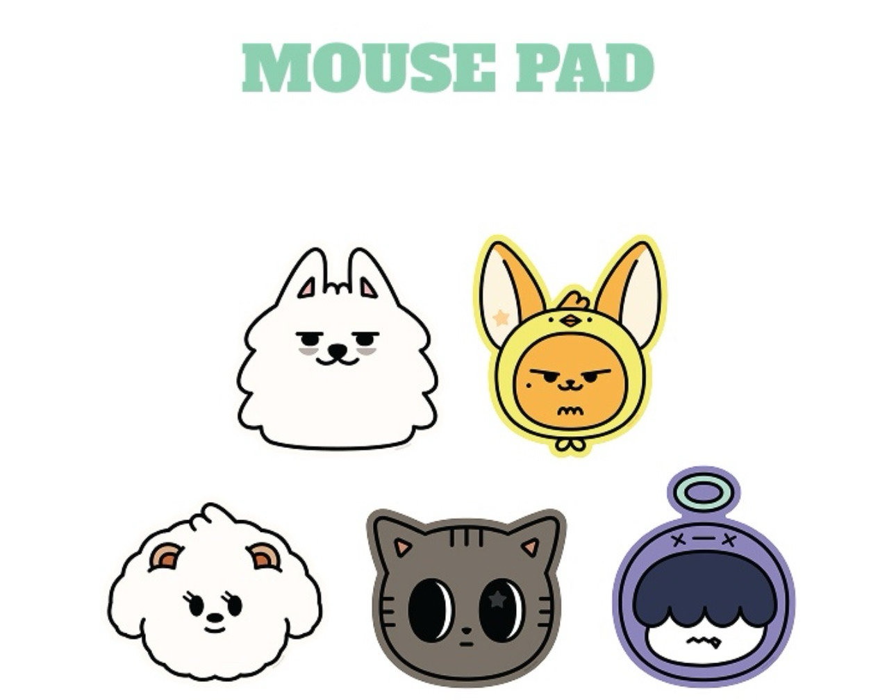ppulbatu 角巴兔滑鼠墊