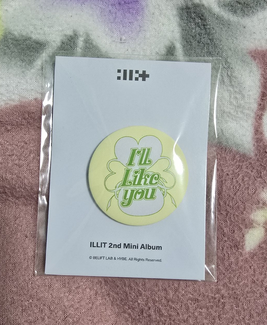 ILLIT I'LL LIKE YOU 徽章 周邊