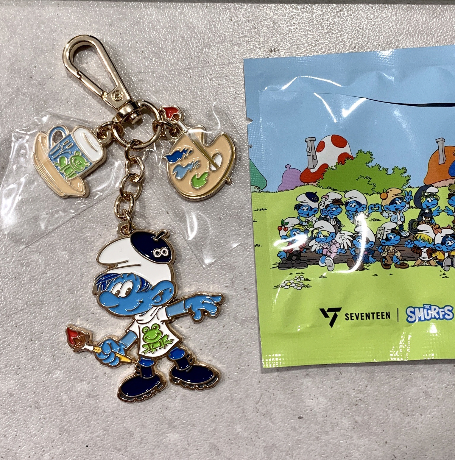 藍色小精靈 聯名吊飾 俊八勳碩