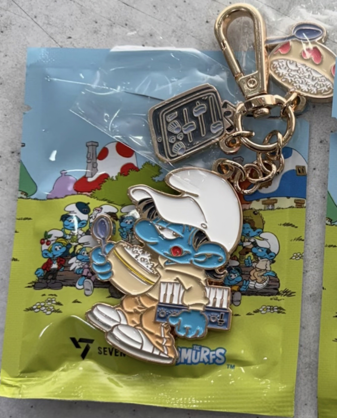 藍色小精靈 聯名吊飾 俊八勳碩