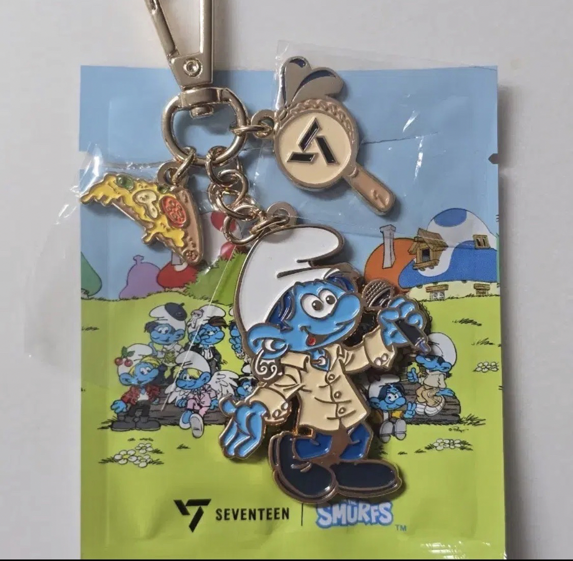 藍色小精靈 聯名吊飾 俊八勳碩