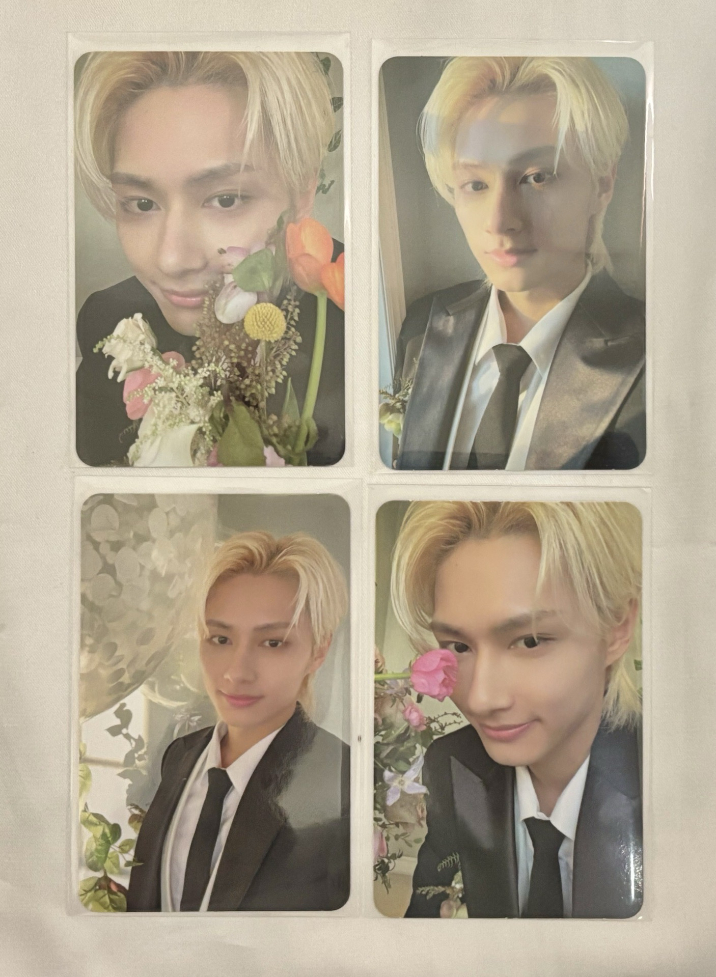 西裝克拉盤卡（4張1組）💎