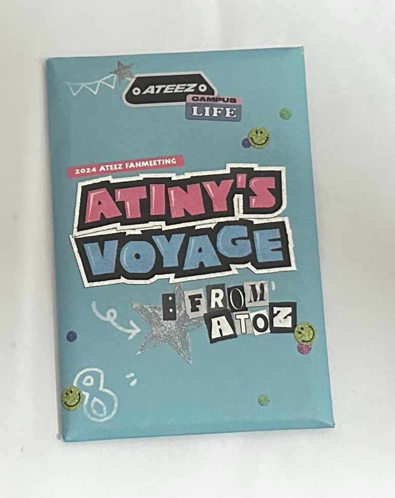 ateez 2024 atiny’s voyage 首爾場 飯咪 入場卡 一套