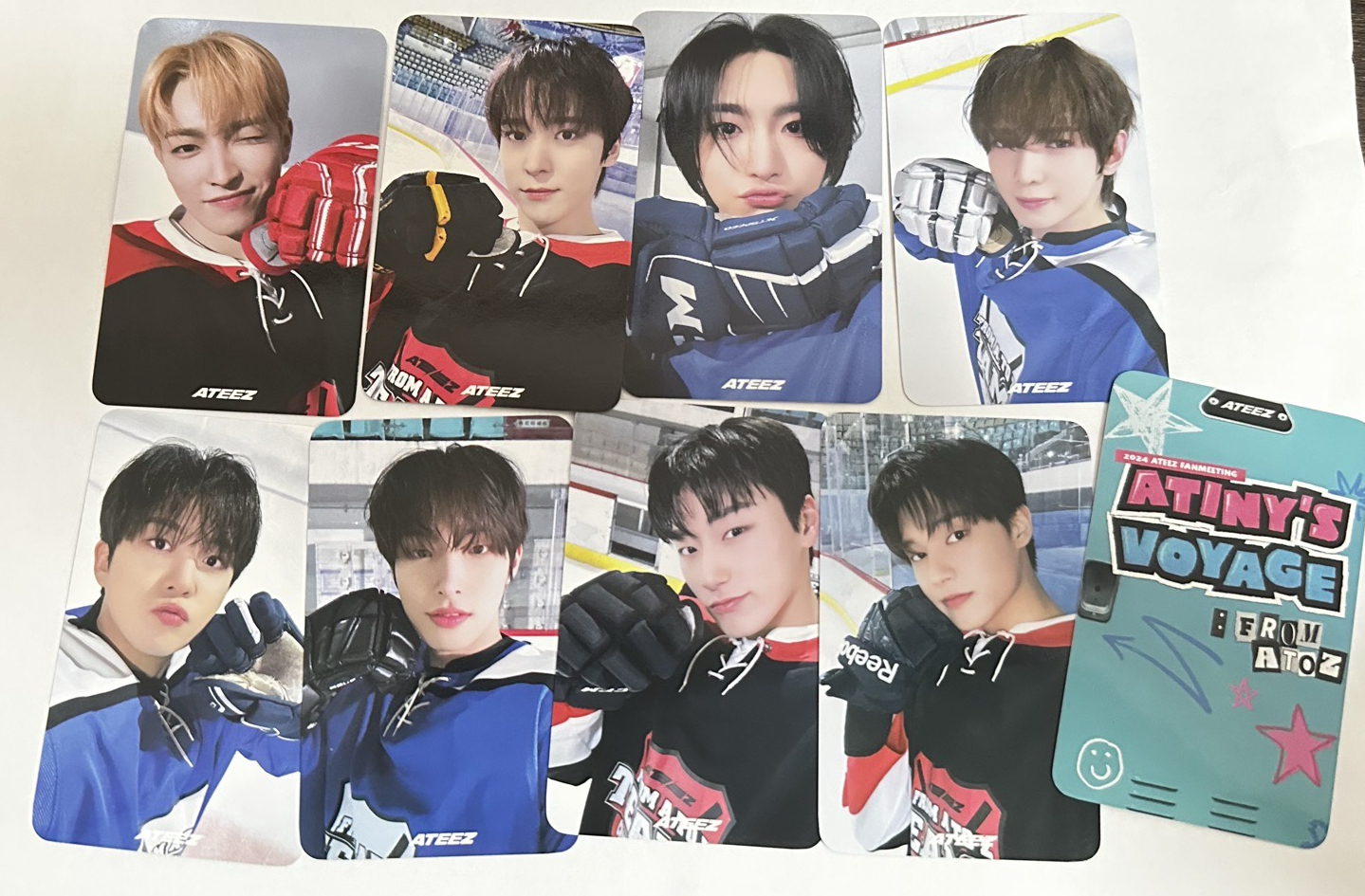 ateez 2024 atiny’s voyage 首爾場 飯咪 入場卡 一套