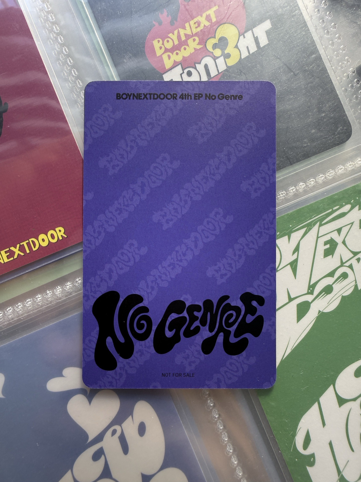 ❇️ No Genre 環球 單封 特典卡 金雲鶴