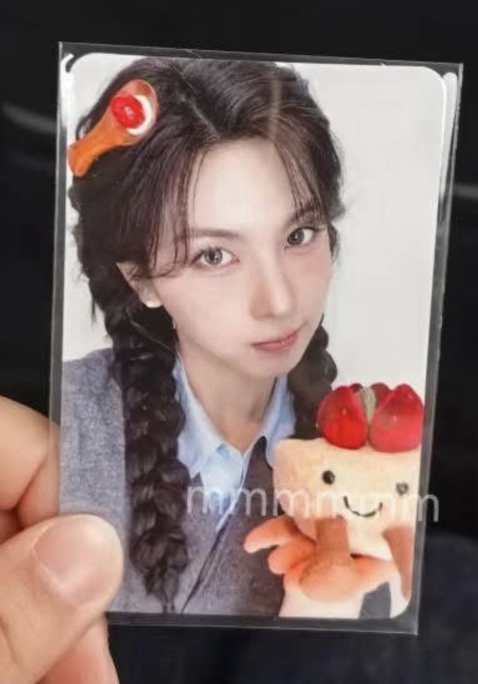 數星星幸運卡 草莓蛋糕裴