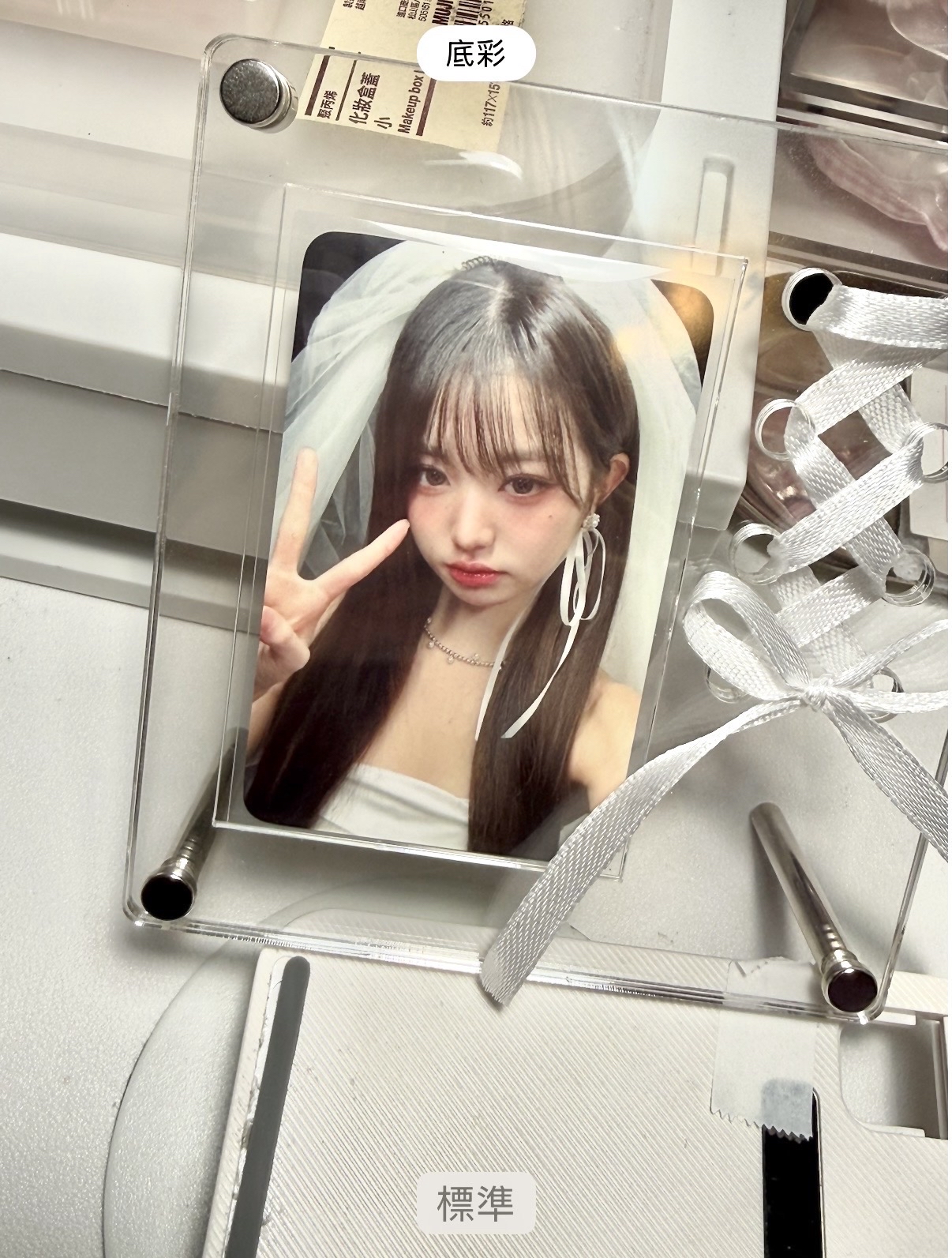 粉白色調批次婚紗員