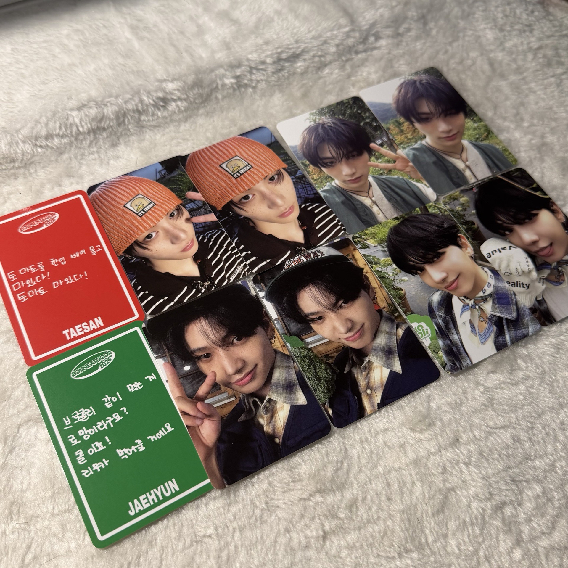 BOYNEXTDOOR 年曆小卡