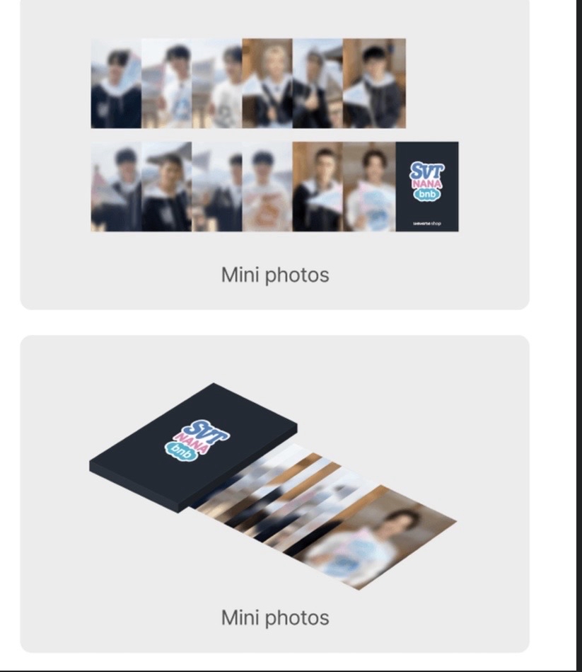 NANA bnb with SEVENTEEN 2025 KIT 含特典