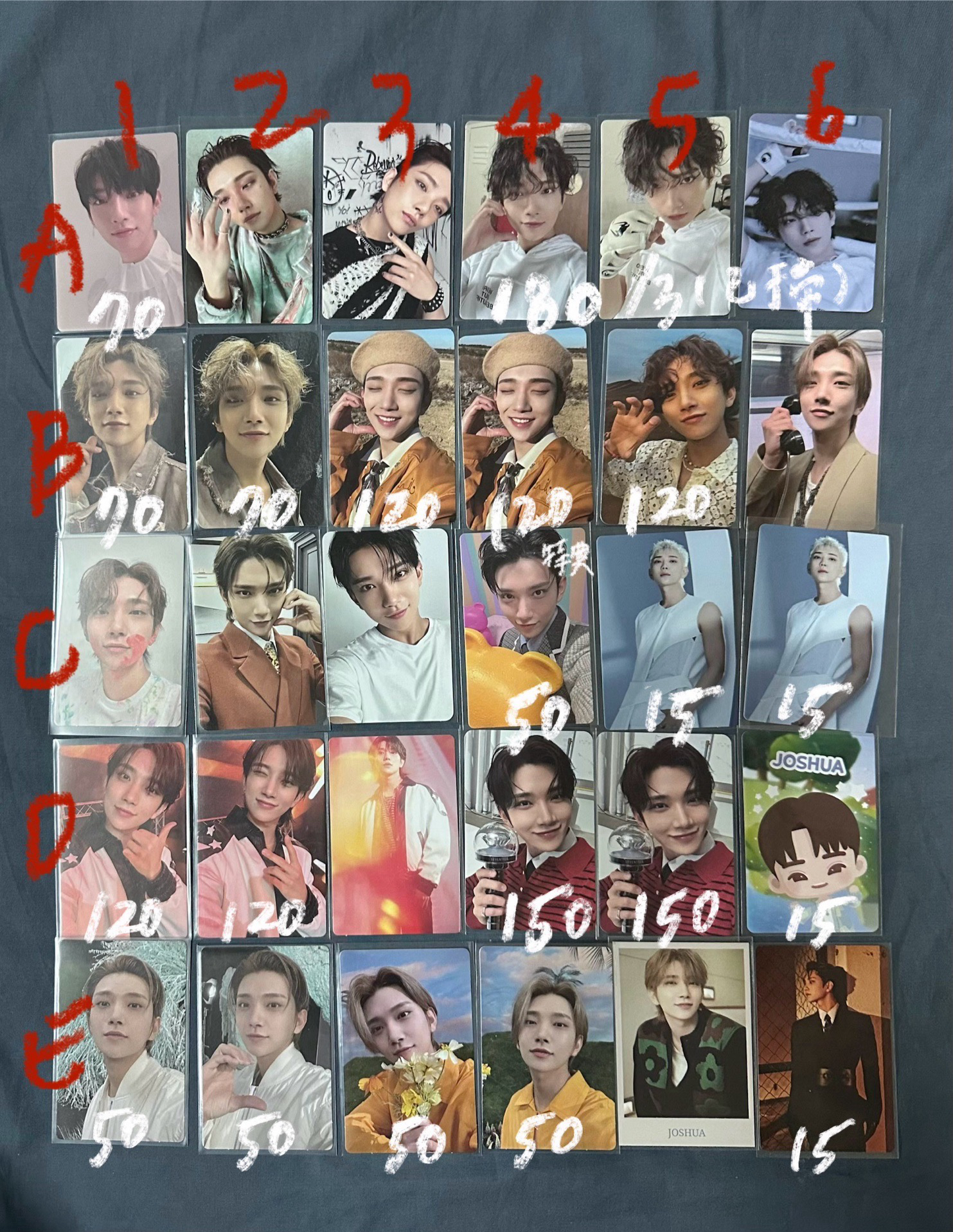 💙seventeen joshua 小卡