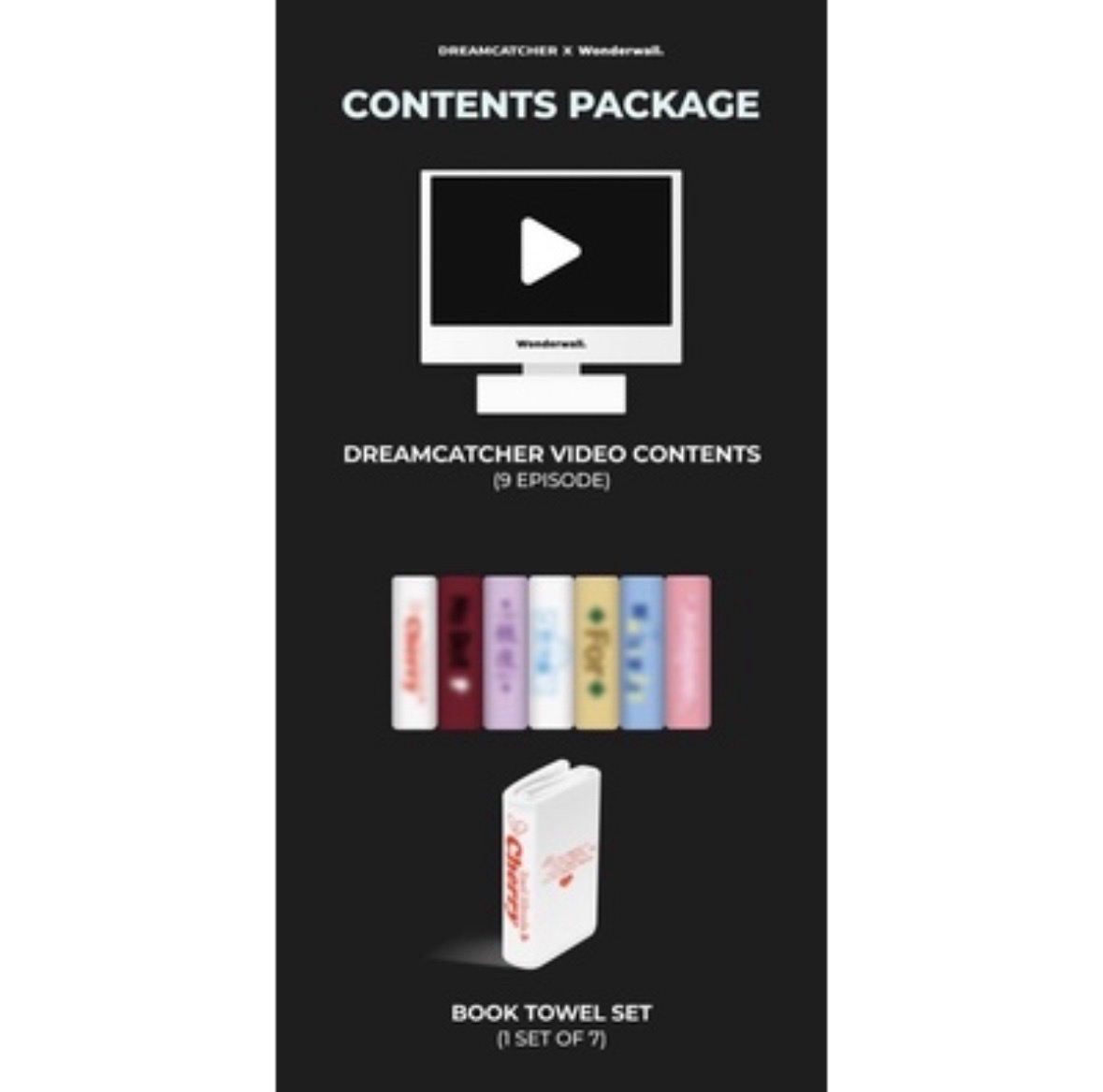 DREAMCATCHER WONDERWALL 寫真組 毛巾